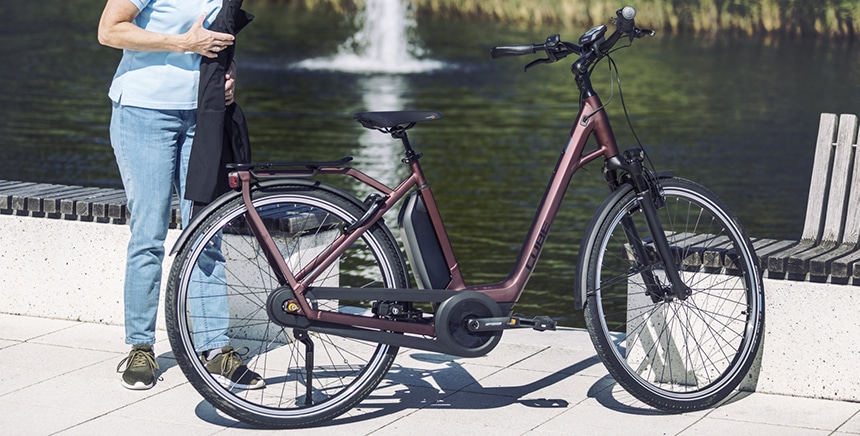 E-Bike mit größerem Radstand