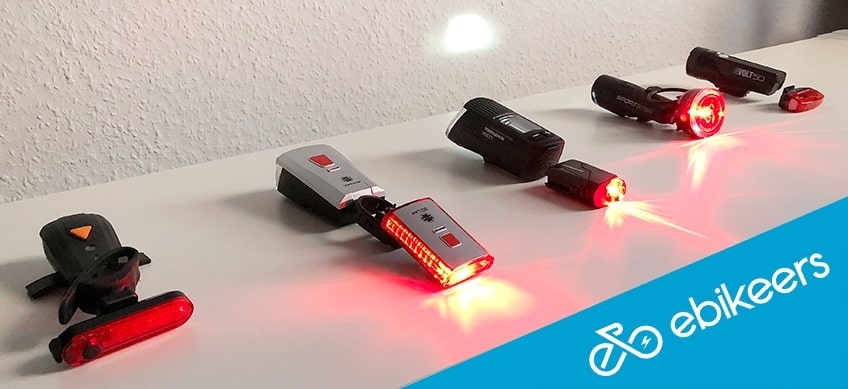 MONTOP Fahrradlicht Set StVZO 100LUX LED USB Akku, inkl. Front